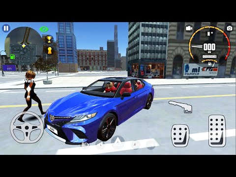 Car Simulator Japan #1 - Camry Sedan City Free Drive Cab Driver Job Android Gameplay