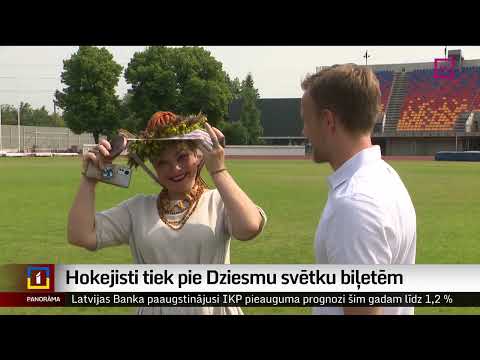Hokejisti tiek pie Dziesmu svētku biļetēm