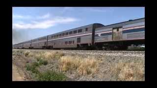 preview picture of video 'Amtrak #11 and #14 of Fri 18 May 2012 [XQ]'