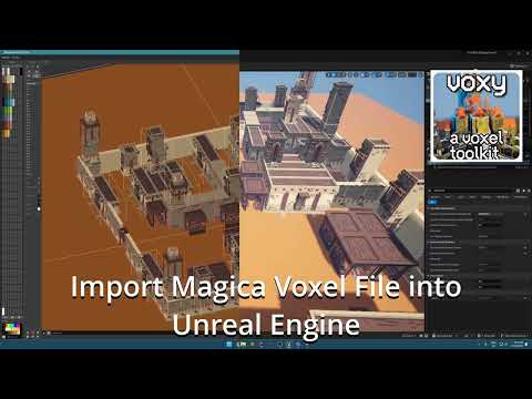 Voxy's new vox Importer for unreal engine