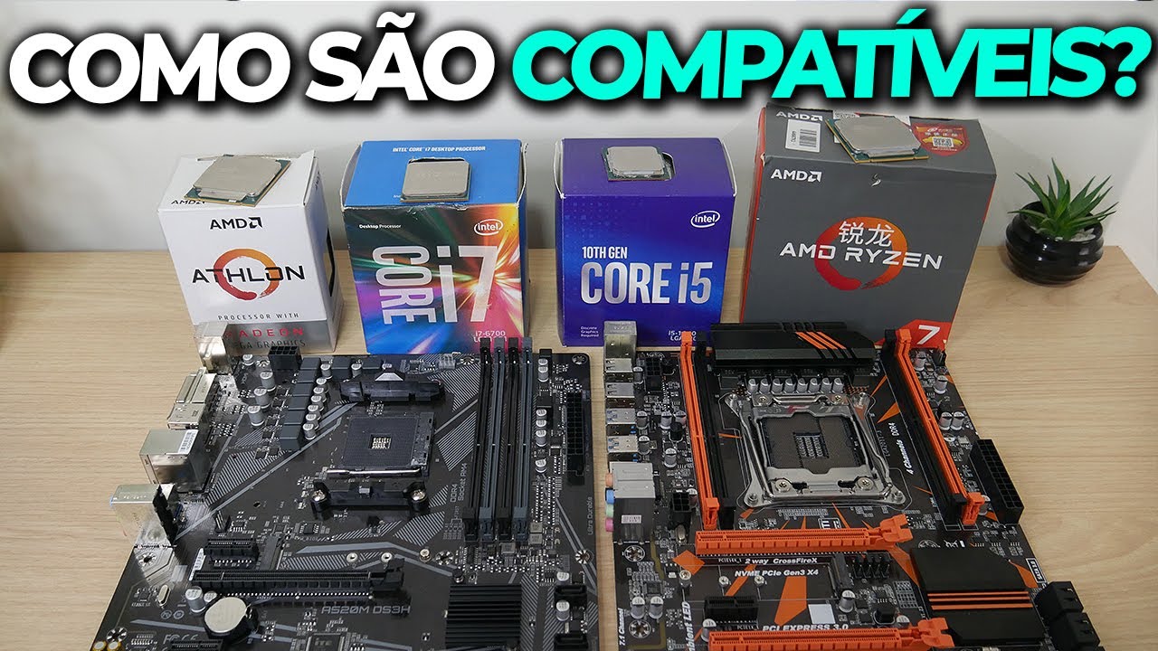 ENTENDA A COMPATIBILIDADE DO PROCESSADOR E PLACA MÃE, PRA NÃO ERRAR NA HORA DE COMPRAR