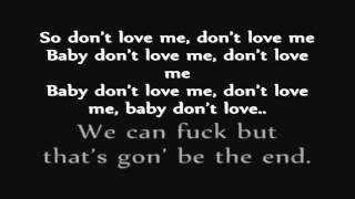 NEW 2011 Trey Songz ft. Lil Wayne - Don&#39;t Love ME