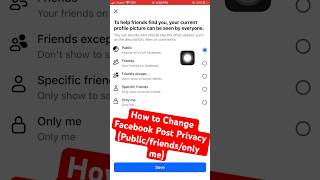 Download lagu How to Change Facebook Post Privacy (Public/friends/only me)💻 #facebook #howto #tutorial mp3