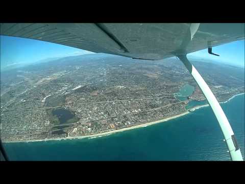 Flying the California coast