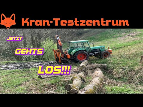 Eigenbau Forstkran #25 - Erster Test
