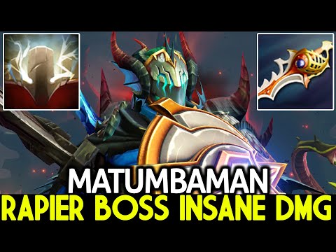 MATUMBAMAN [Sven] Rapier Boss Insane Damage Aggressive Carry Dota 2