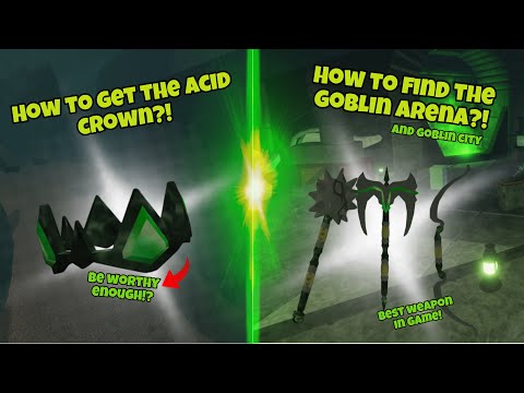 How to find the ACID CROWN and GOBLIN ARENA?! In Oaklands 🧪🪓 (V.1.75.0)