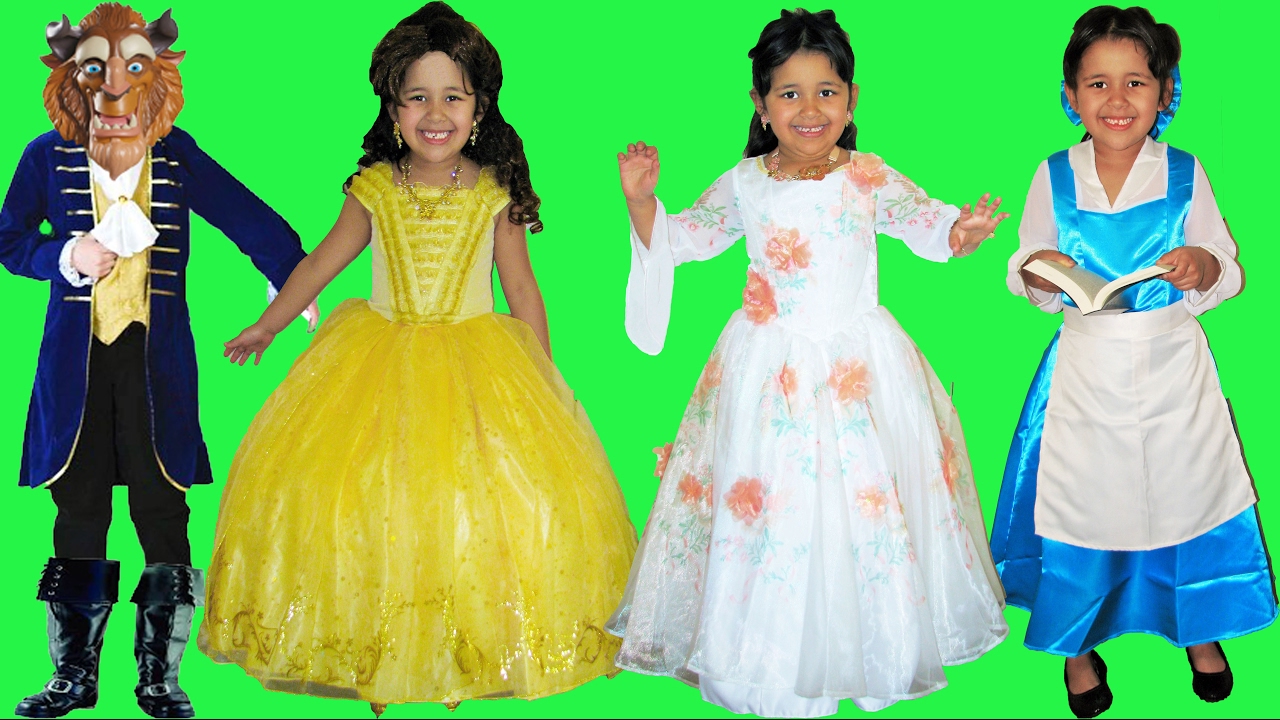 Watch video 7 Halloween Costumes Disney Princess Belle and Beast from Beauty and the Beast Movie part 1 Now 7 Halloween Costumes Disney Princess Belle and Beast from Beauty and the Beast Movie part 1
