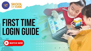 First time login tutorial