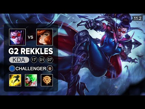 G2 Rekkles Vayne Bot vs Miss Fortune - EUW Challenger Patch 11.2
