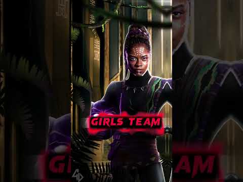 Which Team can Defeat A Thor⚡?? Girls Team Vs Boys Team #shorts #thor #marvel #avengers #dc #ironman