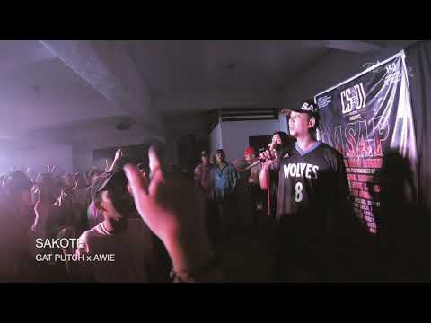 GAT PUTCH x AWIE - SAKOTE [LIVE PERFORMANCE @ CUBAO]
