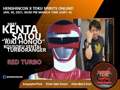 Henshincon X Toku Spirits Online! Kenta Satou Promo