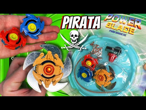 BAD AND DANGEROUS PIRATE BEYBLADE! TESTING BEYBLADE PETER PLAY