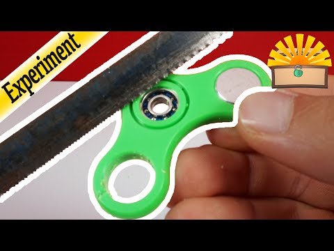 FIDGET SPINNER ZERSCHNEIDEN - WIE sehen sie INNEN AUS ? Kinder Experiment deutsch