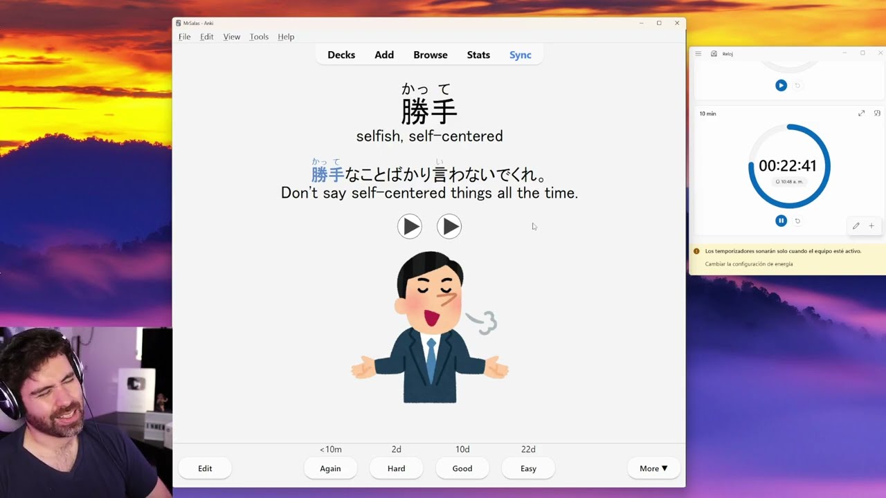 Así es una sesión REAL de Anki para aprender IDIOMAS (paso a paso)