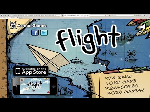 Highlights playing FLIGHT by Armor Games SWF - YouTube