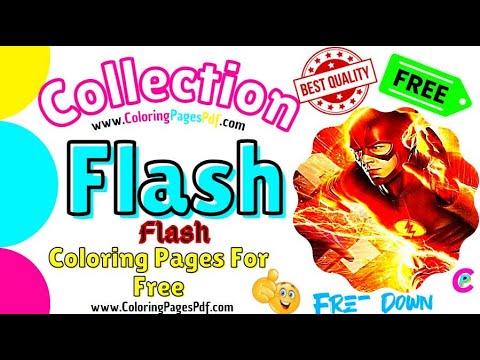 Flash Coloring Pages | Flash Colouring Pages | FREE 4 All Ages