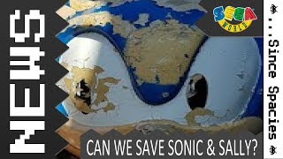 Save Sonic & Sally - Sega World Statues Found Abandoned in 2018!