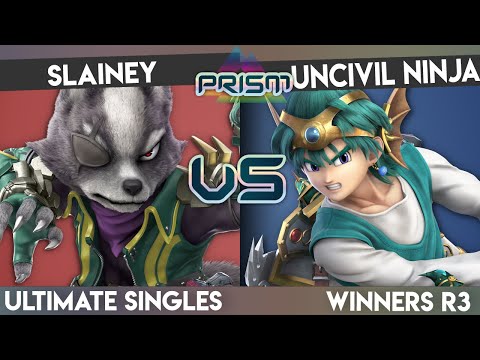 PRISM 189 - Slainey (Wolf) vs. Uncivil Ninja (Hero/Shulk) - Winners R3 - Smash Ultimate Singles