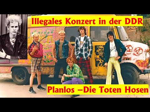 Planlos Die Toten Hosen Die Vision illegales Konzert Ostberlin März1983 #DDR #dokumentation deutsch
