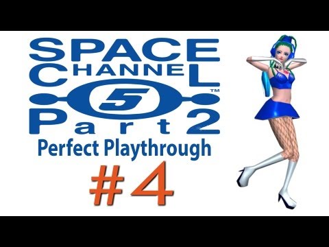 Space Channel 5 part 2 perfect playthrough (all secrets) [4/8] Dreamcast collection HD