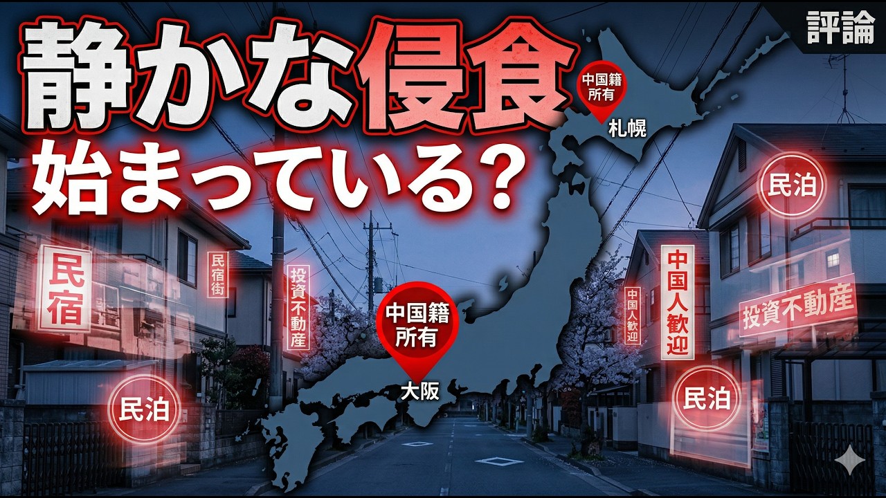 大阪民泊の4割が中国人経営…日本で何が起きているのか？民泊で在留資格取得？拡大する中国人移住の実態？大阪だけじゃない…札幌でも広がる中国人定住問題？中国人経営の民泊急増、日本社会への影響は？