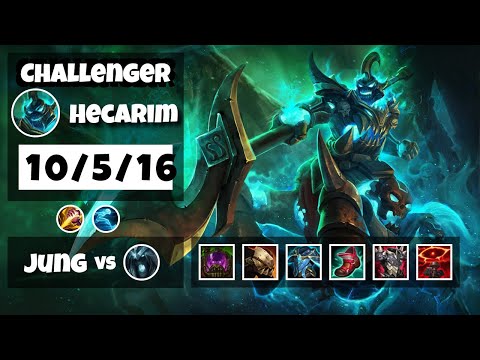 Hecarim vs Karthus BR Challenger JUNGLE (10/5/16) - v11.6