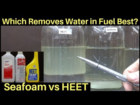 Is HEET better than Seafoam for Water in Fuel?  Let's find out!