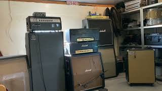Video thumbnail for 1968 Marshall Super lead, 1968 Greenbacks Cabinet and a 1968 Gibson SG by Dries Solodallas