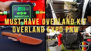Top Overland Kit from Overland Expo PNW - MORRFlate, WeKnife, Step22, TacoVinyl