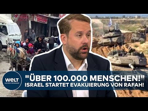 KRIEG IN NAHOST: Holocaust-Gedenken und Rafah-Evakuierung! "Dauert mehrere Wochen!"