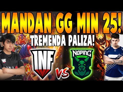 INFAMOUS vs NO PING [BO3] - Mandan GG Min 25! "Tremenda Paliza" - No Major No Problem DOTA 2