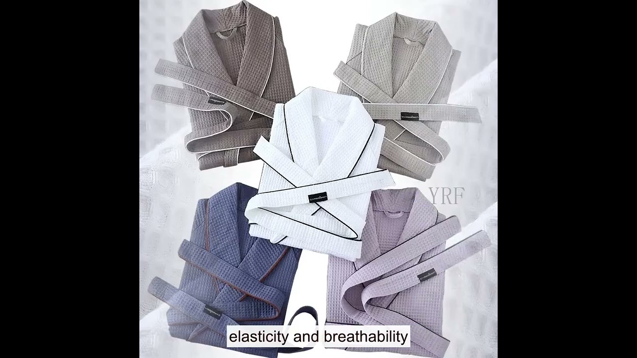 Szlafrok YRF, szlafrok frotte frotte kołnierz kimono, szlafroki do spa, szlafroki kąpielowe Spa 100%