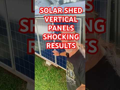 Vertical Solar Panels? Here's the SHOCKING Truth! ⚡️ #solarpower