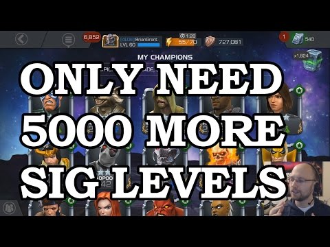 3 Star Signature Spreadsheet | Marvel Contest of Champions