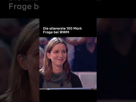 Die allererste "100 Mark"-Frage bei "Wer wird Millionär?". Wer ist noch ein WWM Ultra? ✋ #wwm