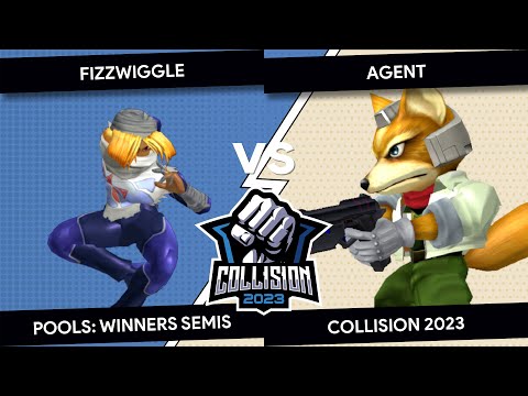 Collision 2023 - Fizzwiggle (Sheik) VS Agent (Fox) - Pools - Winners Semis