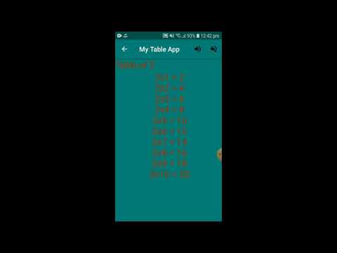 My Table App
