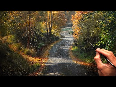 Painting Techniques for Autumn Landscapes + Learn to Paint Trees!