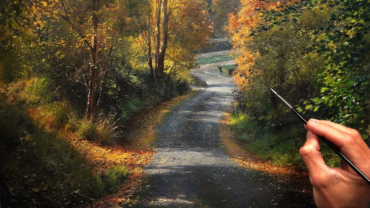 Painting Techniques for Autumn Landscapes + Learn to Paint Trees!