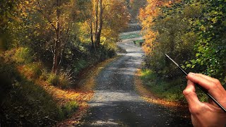 Painting Techniques For Autumn Landscapes + Learn To Paint Trees!