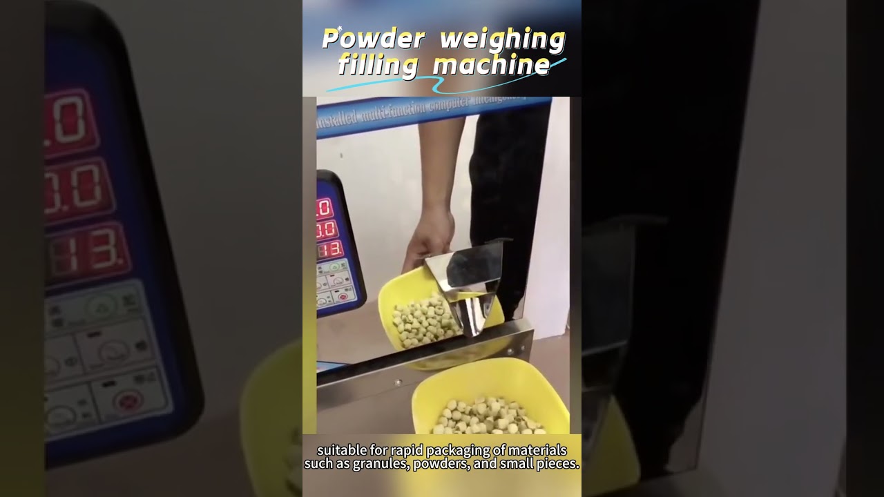 Small Particle Weighing Filling Machine | Mini Granule Packing Machine for Food, Seeds & Medicine