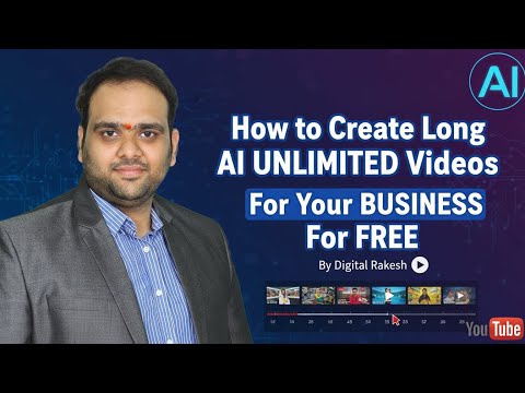 How to Create Long AI Unlimited Videos for Your Business for FREE | Best AI Tools Tutorial