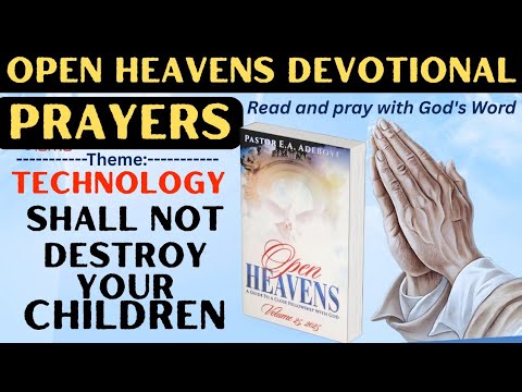 TECHNOLOGY CANNOT TRAIN THEM | Pray the Open Heavens Devotional | Thursday 21-08-2025