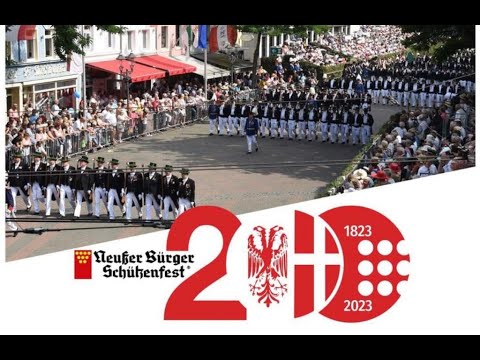 Parade zum Neusser Bürger-Schützenfest 2023