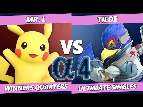 Alpha 4 Winners Quarters - Mr. L (Pikachu) Vs. Tilde (Falco) SSBU Ultimate Tournament