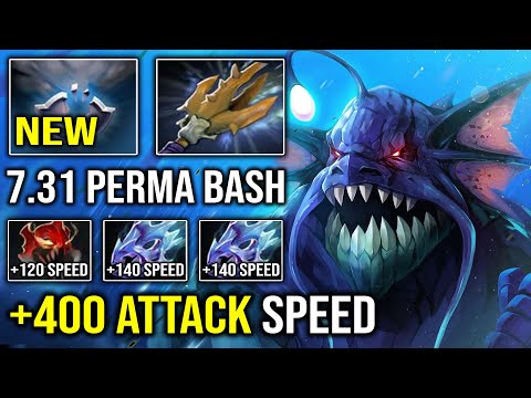 NEW 7.31 Perma Bash Slardar +400 Attack Speed Totally Delete AM From Offlane NEW Corrosive Dota 2