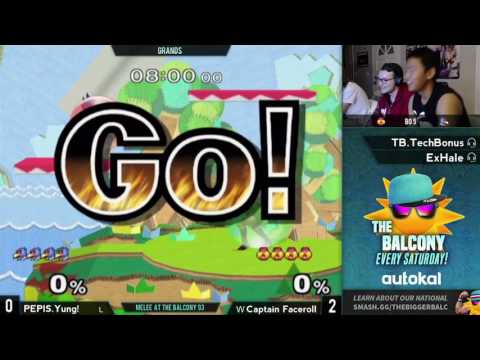 Melee @ the Balcony 93 - Grands ft. Captain Faceroll VS PEPIS|Yung! (Falco)