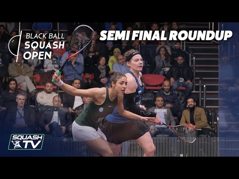 Squash: CIB Black Ball Women's Open 2020 - Semi Final Roundup